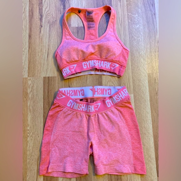 Gymshark Flex Sports Bra & Leggings/Shorts - Picture 1 of 2